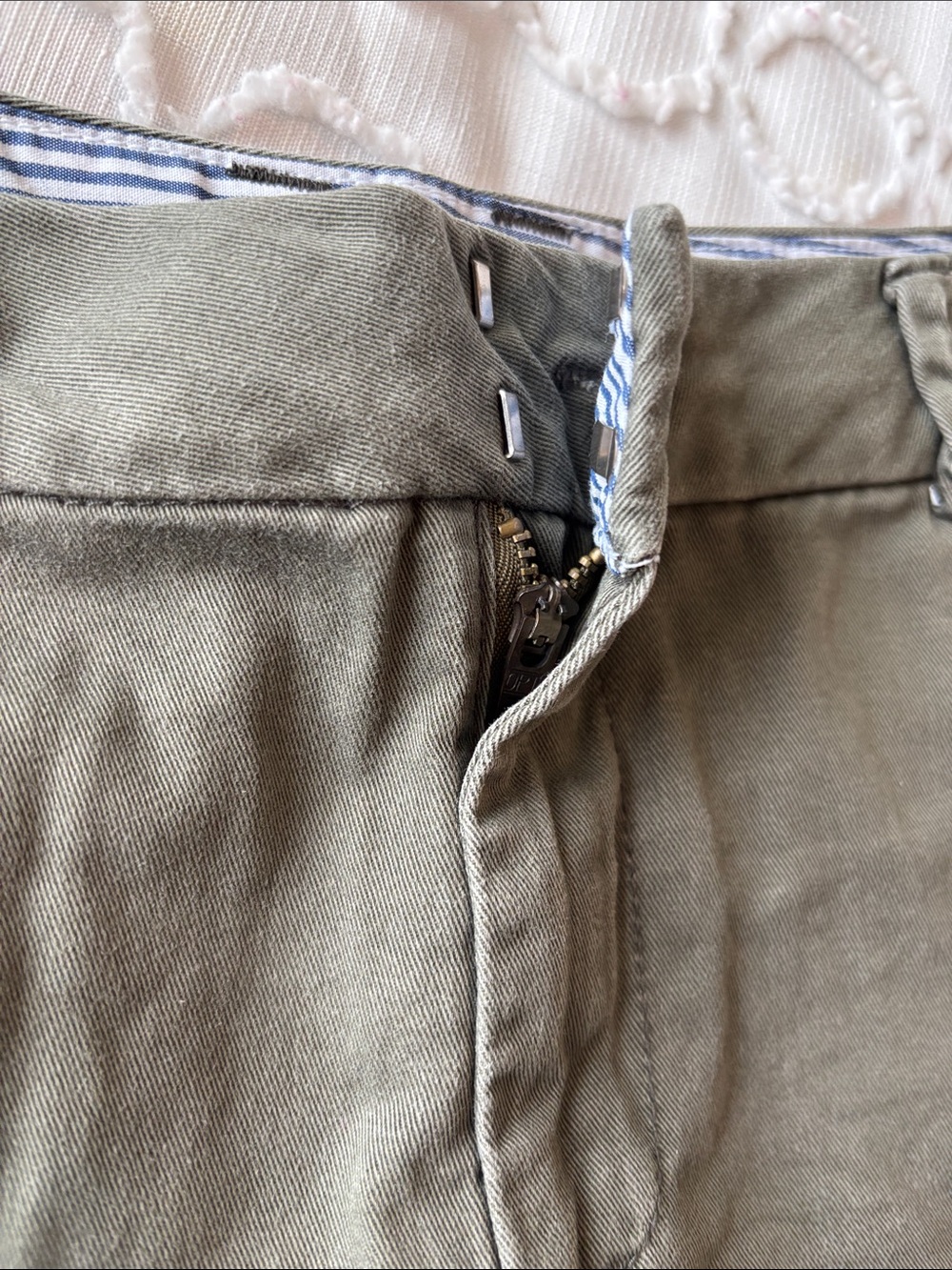 Women's Army Green Trouser Shorts - Picture 4 of 5